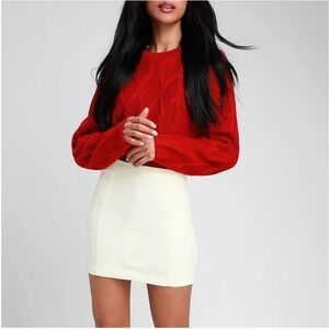 Free People Modern Femme Corduroy Mini Ski